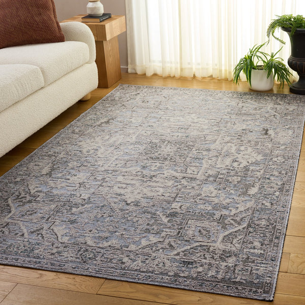 Safavieh Miranda Elegant Grey & Ivory Transitional Area Rug — Power-Loomed Turkey, Low-Profile Durable DéCor (48X72) 4'-0" x 6'-0" MRD306F-4