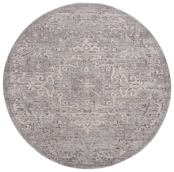 Safavieh Miranda Elegant Grey & Ivory Transitional Area Rug — Power-Loomed Turkey, Low-Profile Durable DéCor (48X72) 4'-0" x 6'-0" MRD306F-4