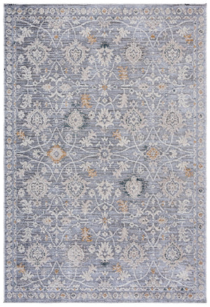 Safavieh Miranda Transitional Grey Ivory Beige Area Rug — Low-Profile Power-Loomed Floral Pattern, Durable Elegance 4'-0" x 6'-0" MRD308F-4