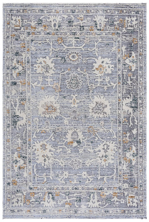 Safavieh Miranda Elegant Grey Ivory Beige Area Rug, Low-Profile Power-Loomed Turkey, Durable Transitional Design 8'-0" x 10'-0" MRD310F-8