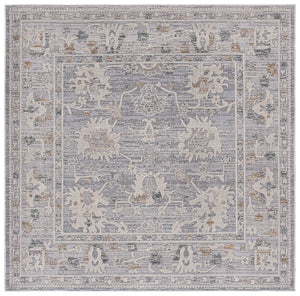 Safavieh Miranda Elegant Grey Ivory Beige Area Rug, Low-Profile Power-Loomed Turkey, Durable Transitional Design 8'-0" x 10'-0" MRD310F-8