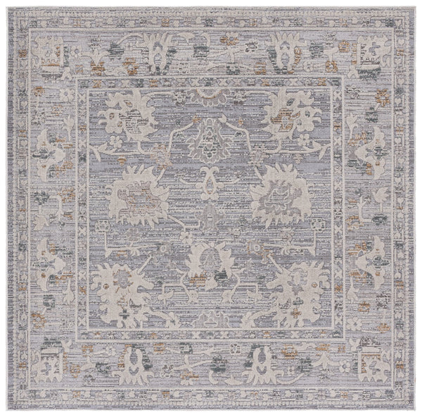 Safavieh Miranda Elegant Grey Ivory Beige Area Rug, Low-Profile Power-Loomed Turkey, Durable Transitional Design 8'-0" x 10'-0" MRD310F-8