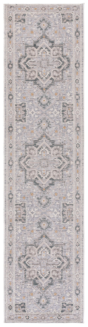 Safavieh Miranda Transitional Grey Ivory Area Rug — Low-Profile Power-Loomed Turkey Construction For Durability And Style 8'-0" x 10'-0" MRD312F-8