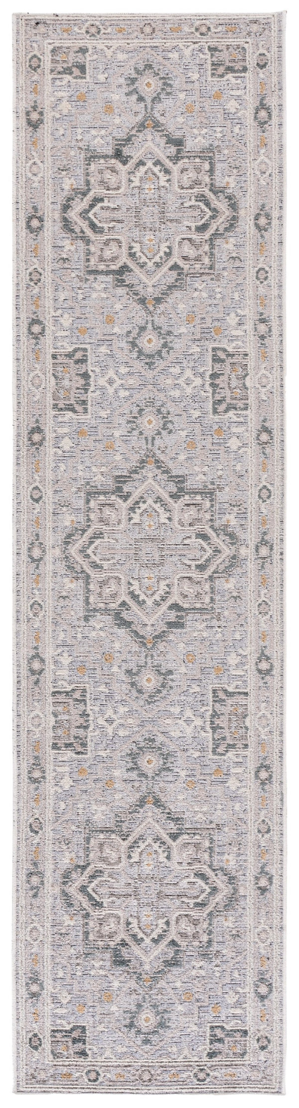 Safavieh Miranda Transitional Grey Ivory Area Rug — Low-Profile Power-Loomed Turkey Construction For Durability And Style 8'-0" x 10'-0" MRD312F-8