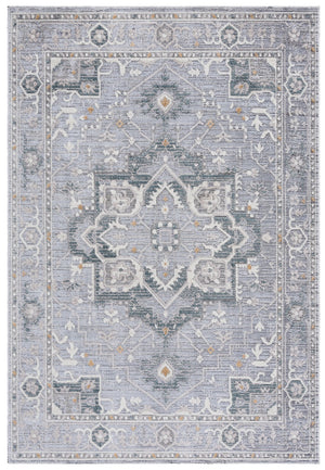Safavieh Miranda Transitional Grey Ivory Area Rug — Low-Profile Power-Loomed Turkey Construction For Durability And Style 8'-0" x 10'-0" MRD312F-8