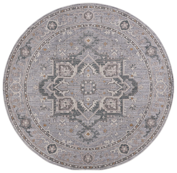 Safavieh Miranda Transitional Grey Ivory Area Rug — Low-Profile Power-Loomed Turkey Construction For Durability And Style 8'-0" x 10'-0" MRD312F-8