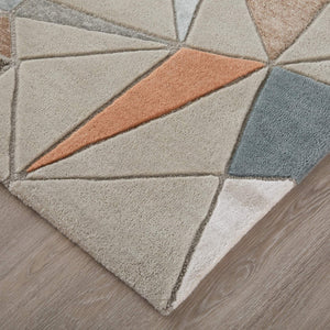 Feizy Rugs Maridian Abstract Area Rug Bold Geometric Pattern for Modern Living Spaces 5X8 MRD8A69FGRYMLTE10