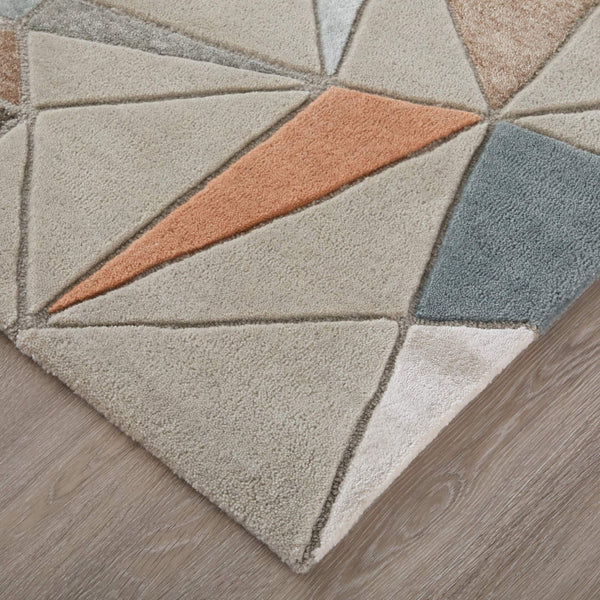 Feizy Rugs Maridian Abstract Area Rug Bold Geometric Pattern for Modern Living Spaces 5X8 MRD8A69FGRYMLTE10