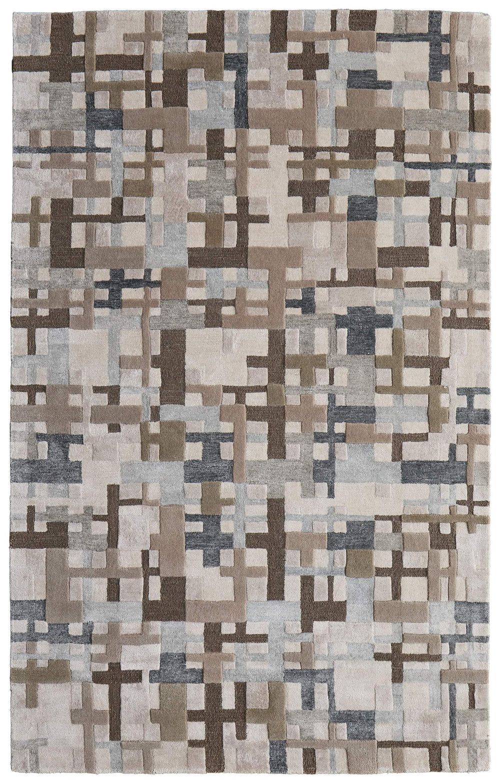 Feizy Rugs Maridian Abstract Area Rug Painterly Modern Design for Living Room or Bedroom Floor MRD8A73FBLUBGEE10