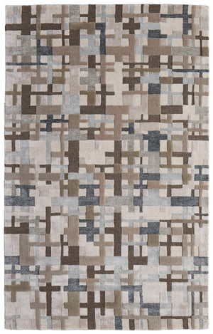 Feizy Rugs Maridian Abstract Area Rug Painterly Modern Design for Living Room or Bedroom Floor MRD8A73FBLUBGEE10