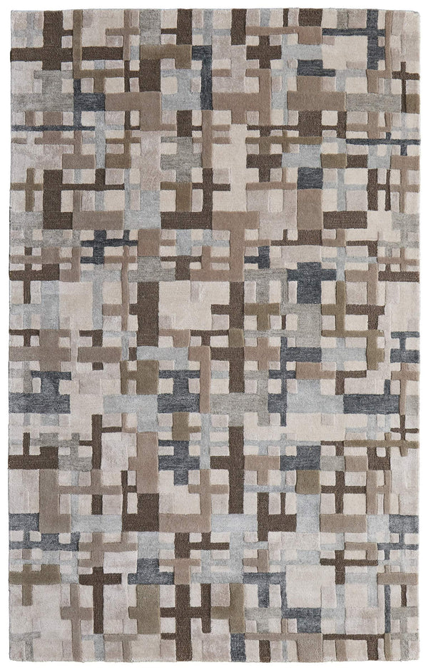 Feizy Rugs Maridian Abstract Area Rug Painterly Modern Design for Living Room or Bedroom Floor MRD8A73FBLUBGEE10