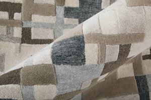 Feizy Rugs Maridian Abstract Area Rug Painterly Modern Design for Living Room or Bedroom Floor MRD8A73FBLUBGEE10