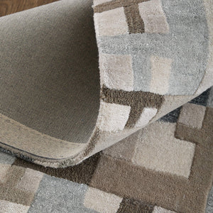 Feizy Rugs Maridian Abstract Area Rug Painterly Modern Design for Living Room or Bedroom Floor MRD8A73FBLUBGEE10