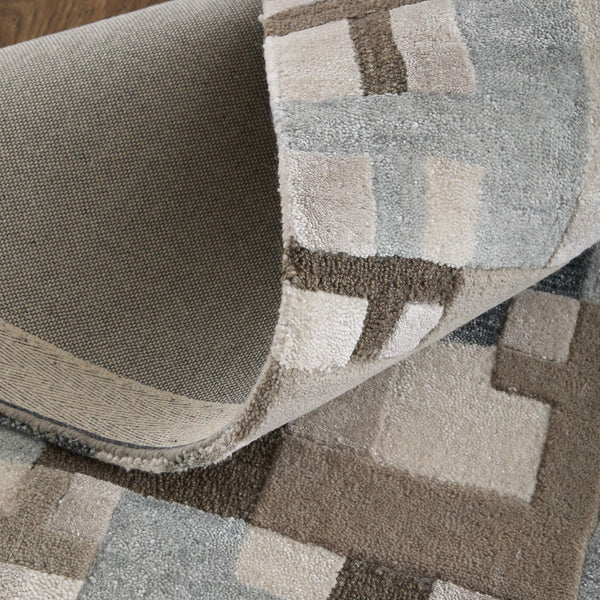 Feizy Rugs Maridian Abstract Area Rug Painterly Modern Design for Living Room or Bedroom Floor MRD8A73FBLUBGEE10