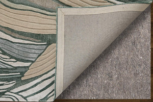 Feizy Rugs Maridian Abstract Geometric Area Rug Earth Tone Living Room Bedroom Floor Accent MRD8A74FGRNBGEE10