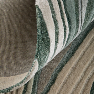 Feizy Rugs Maridian Abstract Geometric Area Rug Earth Tone Living Room Bedroom Floor Accent MRD8A74FGRNBGEE10