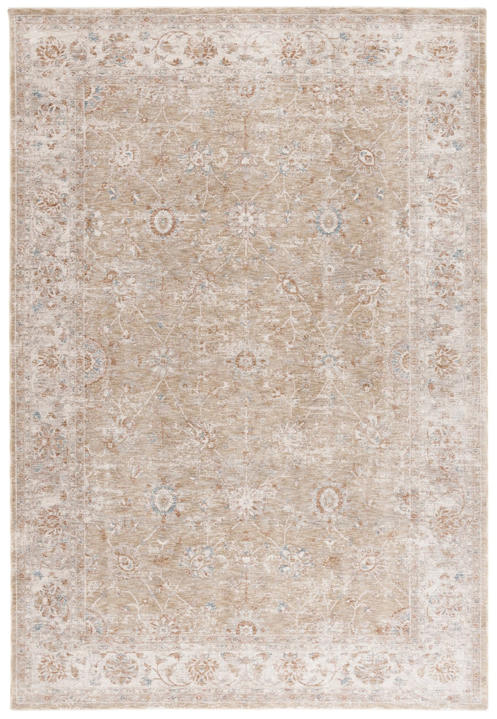 Safavieh Marigold Luxurious 10x13 Light Green & Grey Area Rug - Elegant Power-loomed Design For Timeless Style Light Green ,Grey Polyester Mrg132y-10