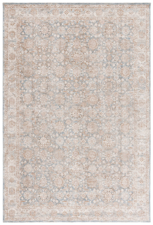 Safavieh Marigold Exquisite Turkish Area Rug With Timeless Elegance, Plush Comfort & Classic Floral Motifs Blue ,Beige Polyester Mrg134m-10