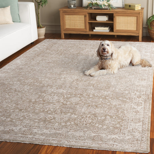 Safavieh Marigold Exquisite Turkish Area Rug With Timeless Elegance, Plush Comfort & Classic Floral Motifs Light Green ,Grey Polyester Mrg134y-10