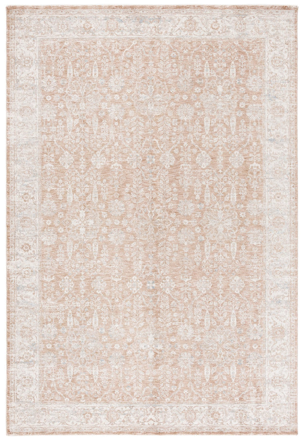 Safavieh Marigold Elegant Area Rug - Luxurious Floral Design In Warm Brown And Ivory For Your Home Decor Light Brown ,Ivory Polyester Mrg136t-10