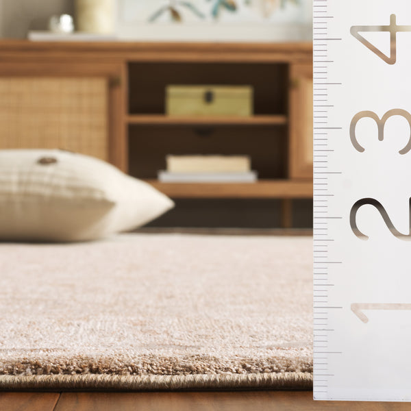 Safavieh Marigold Elegant Area Rug - Luxurious Floral Design In Warm Brown And Ivory For Your Home Decor Light Green ,Ivory Polyester Mrg136y-10