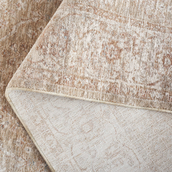 Safavieh Marigold Elegant Area Rug - Luxurious Floral Design In Warm Brown And Ivory For Your Home Decor Light Green ,Ivory Polyester Mrg136y-10