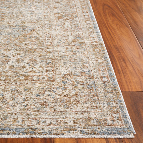 Safavieh Marigold Elegant Area Rug In Stunning Traditional Design For Living Rooms & Bedrooms, 10x14 Ft Blue ,Beige Polyester Mrg138m-10