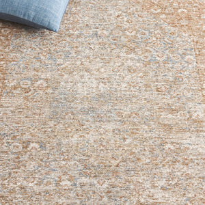 Safavieh Marigold Elegant Area Rug In Stunning Traditional Design For Living Rooms & Bedrooms, 10x14 Ft Blue ,Beige Polyester Mrg138m-10