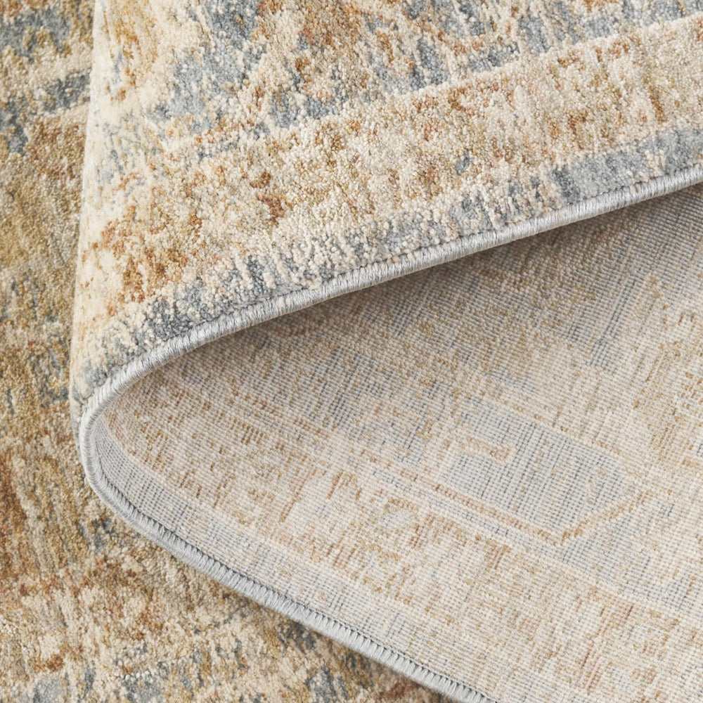 Safavieh Marigold Luxurious Power-loomed Area Rug - Timeless Design, Cozy Comfort For Elegant Interiors Blue ,Beige Polyester Mrg140m-8