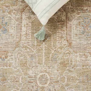 Safavieh Marigold Luxurious Power-loomed Area Rug - Timeless Design, Cozy Comfort For Elegant Interiors Light Green ,Grey Polyester Mrg140y-10