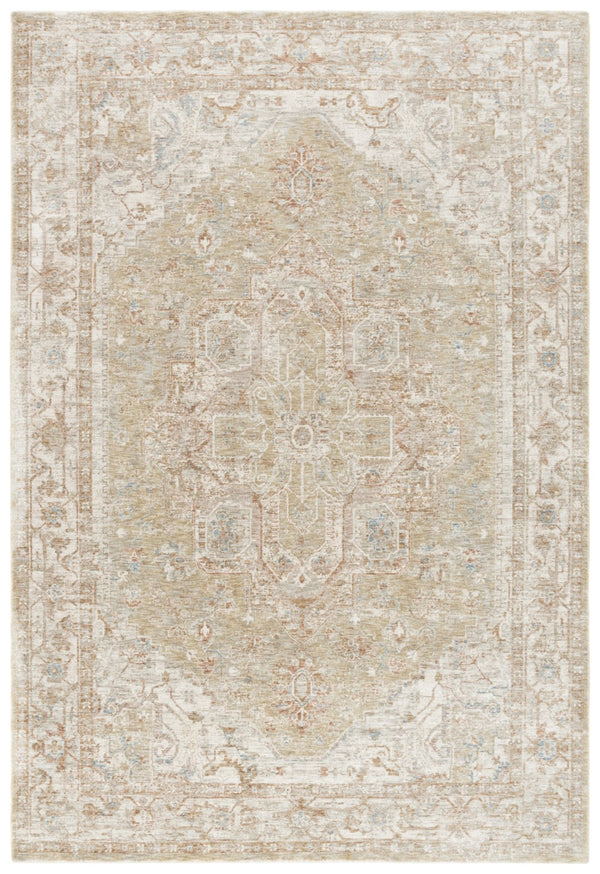 Safavieh Marigold Luxurious Power-loomed Area Rug - Timeless Design, Cozy Comfort For Elegant Interiors Light Green ,Grey Polyester Mrg140y-10