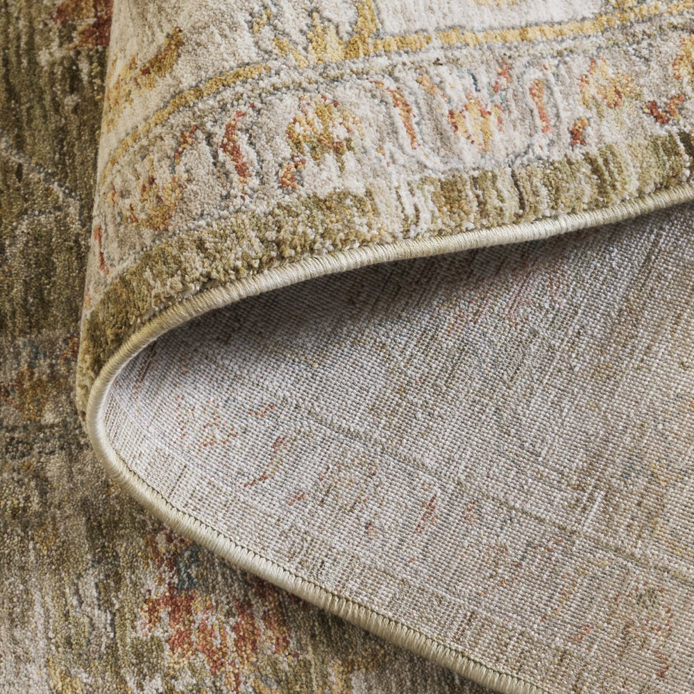 Safavieh Marigold Elegant Turkish Area Rug - Soft Polyester Design For Timeless Charm In Any Space Green ,Grey Polyester Mrg144y-10