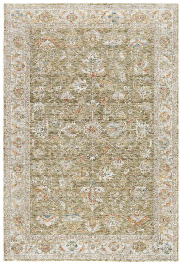 Safavieh Marigold Elegant Turkish Area Rug - Soft Polyester Design For Timeless Charm In Any Space Green ,Grey Polyester Mrg144y-10