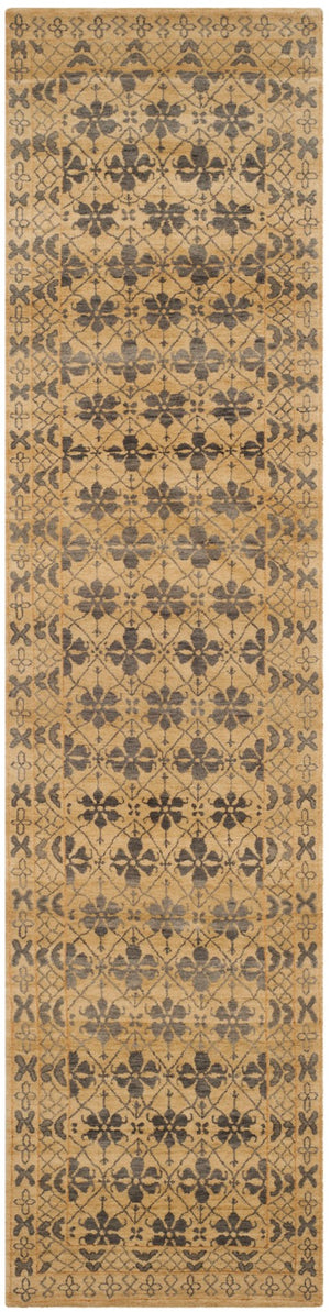 Safavieh Marrakesh Exquisite Handmade Tibetan Wool Rug – Timeless Elegance For Your Luxurious Living Space Ivory ,Blue Wool Pile Mrk124b-10