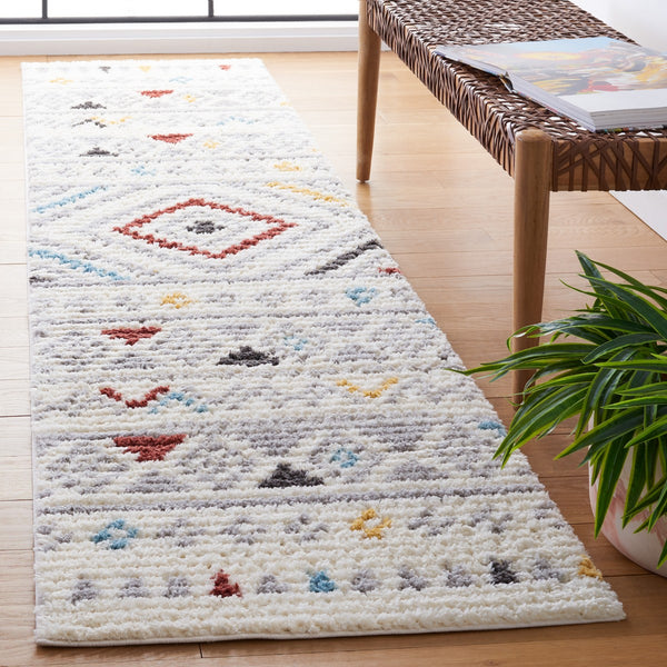 Safavieh Marrakesh 300 Power Loomed  Rug Ivory / Grey MRK300A-9