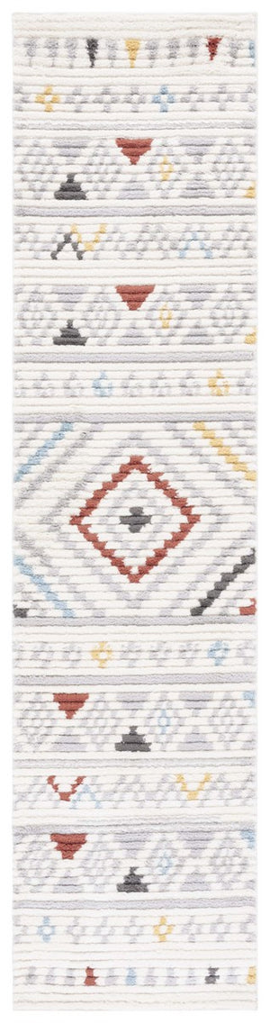 Safavieh Marrakesh 300 Power Loomed  Rug Ivory / Grey MRK300A-9