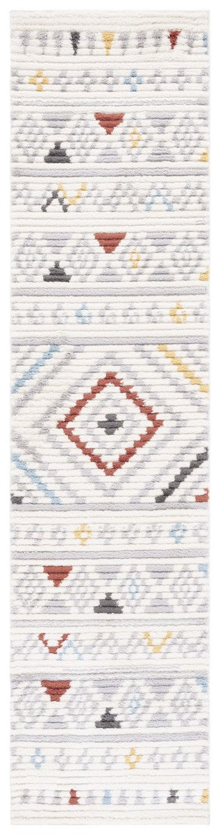Safavieh Marrakesh 300 Power Loomed  Rug Ivory / Grey MRK300A-9