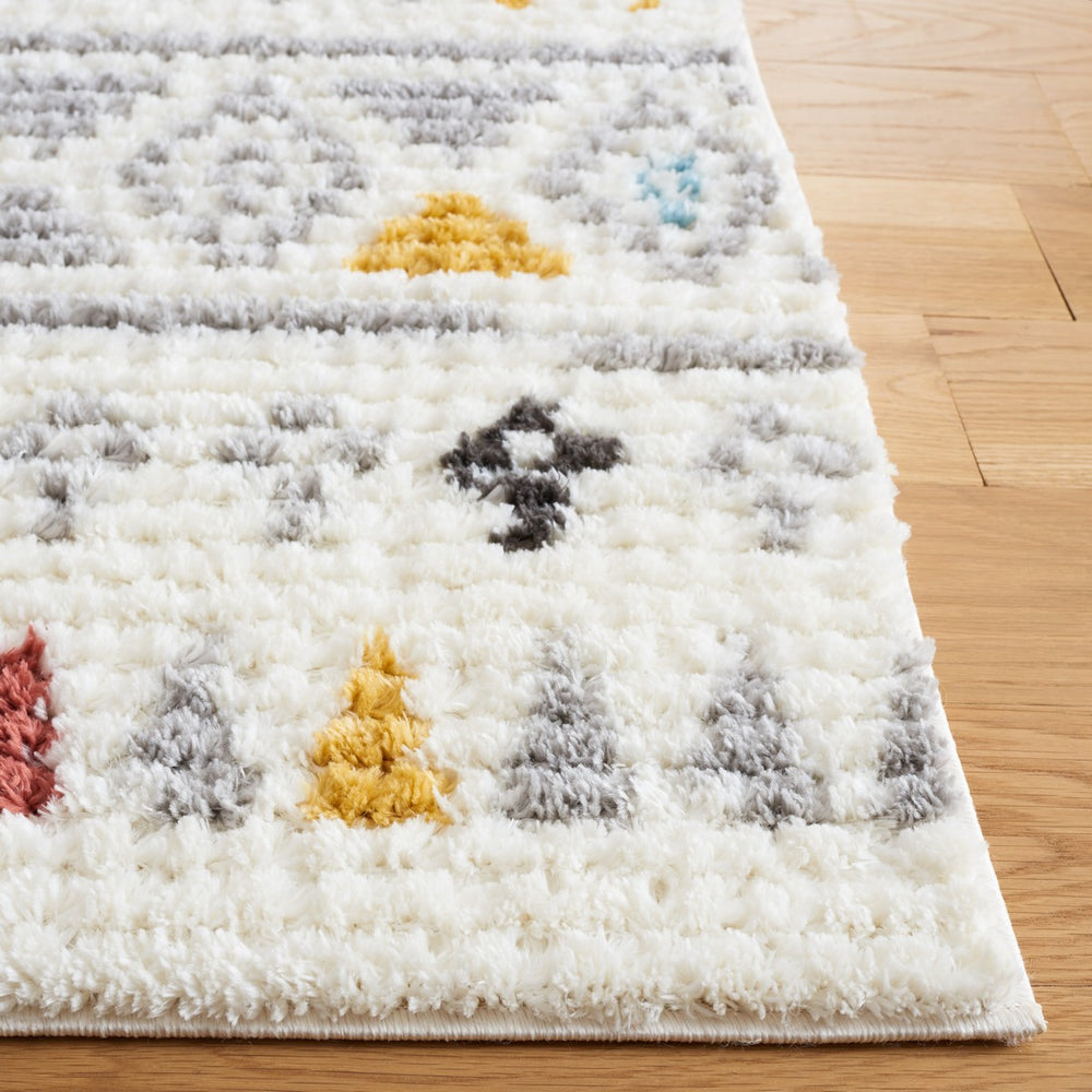 Safavieh Marrakesh 300 Power Loomed  Rug Ivory / Grey MRK300A-9