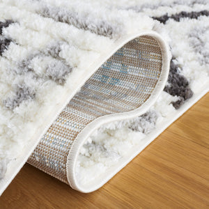 Safavieh Marrakesh 300 Power Loomed  Rug Ivory / Grey MRK300A-9