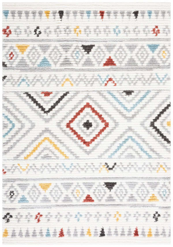 Safavieh Marrakesh 300 Power Loomed  Rug Ivory / Grey MRK300A-9