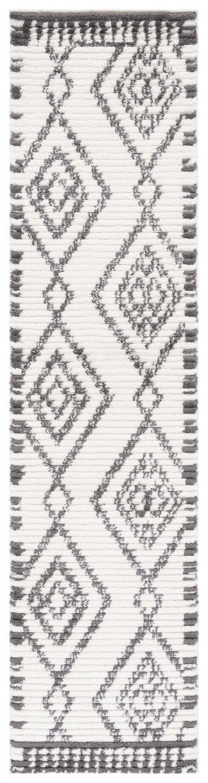 Safavieh Marrakesh 304 Power Loomed  Rug Ivory / Dark Grey MRK304A-9