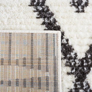 Safavieh Marrakesh 304 Power Loomed  Rug Ivory / Dark Grey MRK304A-9