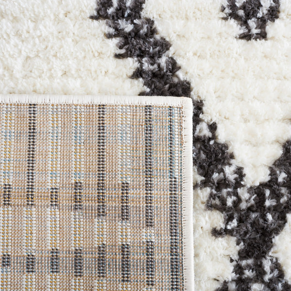 Safavieh Marrakesh 304 Power Loomed  Rug Ivory / Dark Grey MRK304A-9