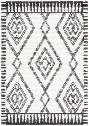 Safavieh Marrakesh 304 Power Loomed  Rug Ivory / Dark Grey MRK304A-9