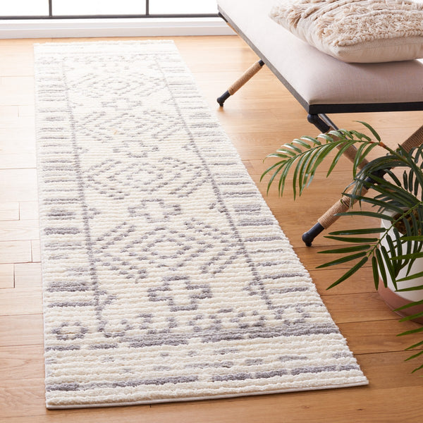 Safavieh Marrakesh 306 Power Loomed  Rug Ivory / Grey MRK306A-9