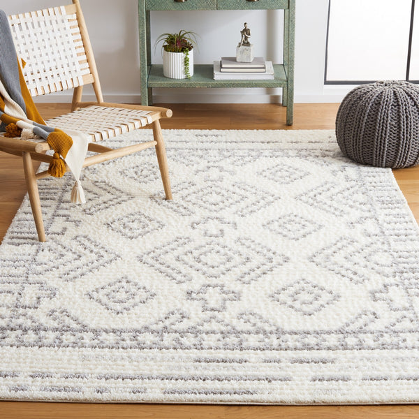 Safavieh Marrakesh 306 Power Loomed  Rug Ivory / Grey MRK306A-9