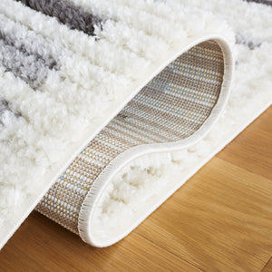 Safavieh Marrakesh 308 Power Loomed  Rug Ivory / Grey MRK308A-9