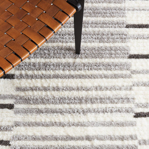 Safavieh Marrakesh 308 Power Loomed  Rug Ivory / Grey MRK308A-9