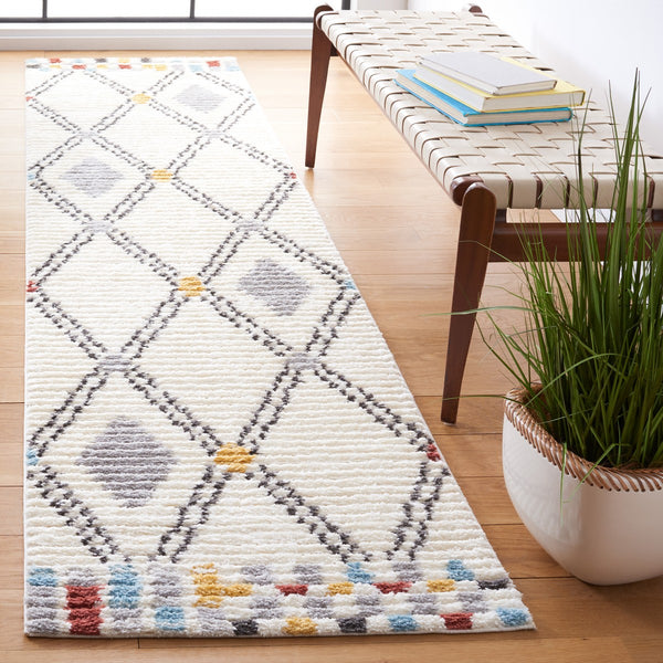 Safavieh Marrakesh 314 Power Loomed  Rug Ivory / Grey MRK314A-9