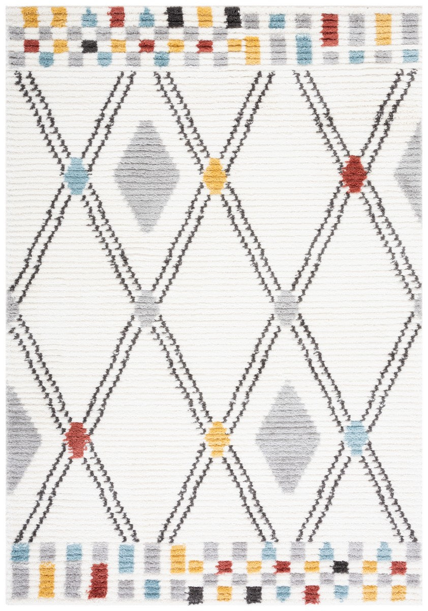 Safavieh Marrakesh 314 Power Loomed  Rug Ivory / Grey MRK314A-9